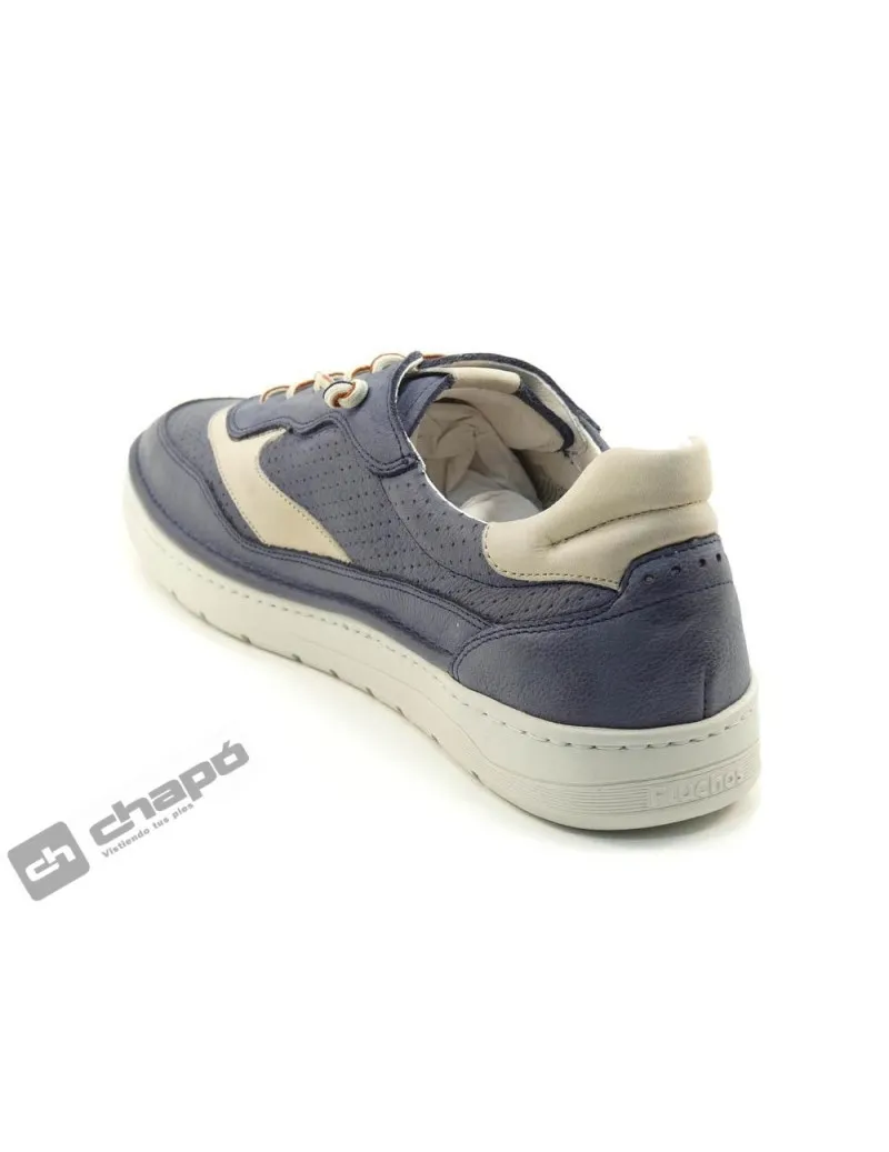 Zapatillas Deportiva Azul Fluchos F1943 Leo