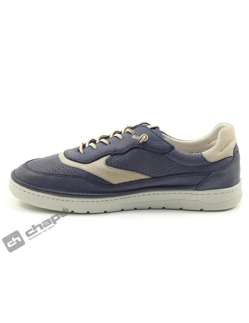 Zapatillas Deportiva Azul Fluchos F1943 Leo