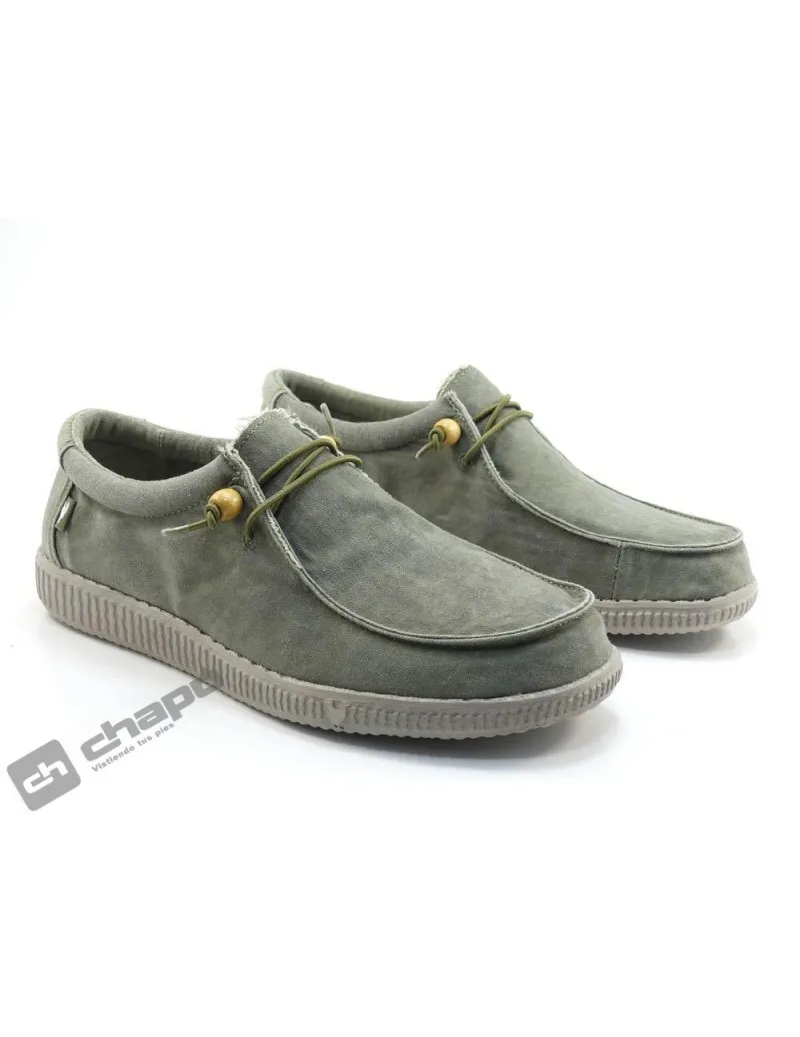 Zapatillas Deportiva Kaki Pitas W150 Wallabi Washed