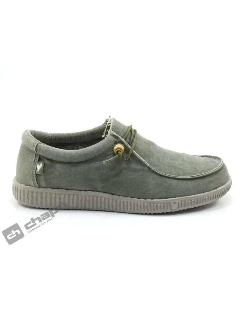 Zapatillas Deportiva Kaki Pitas W150 Wallabi Washed