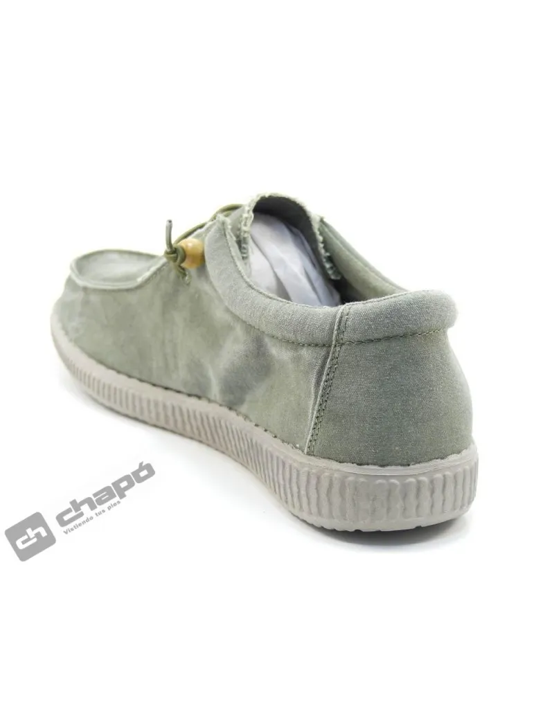 Zapatillas Deportiva Kaki Pitas W150 Wallabi Washed