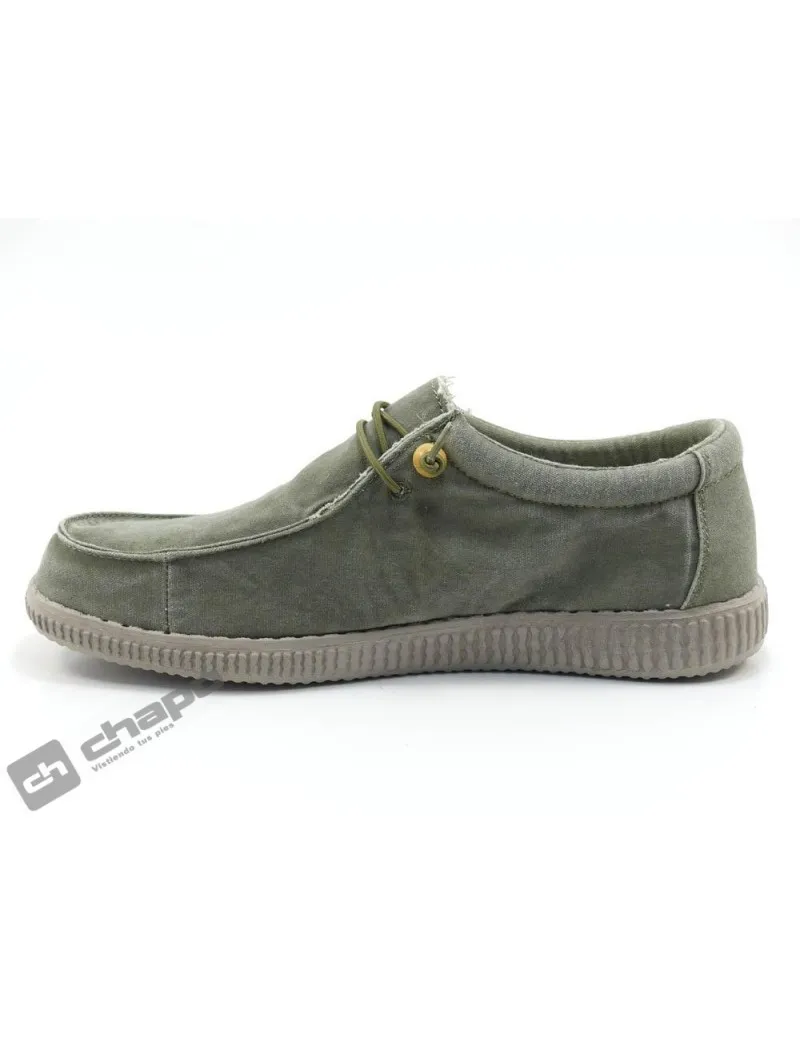 Zapatillas Deportiva Kaki Pitas W150 Wallabi Washed