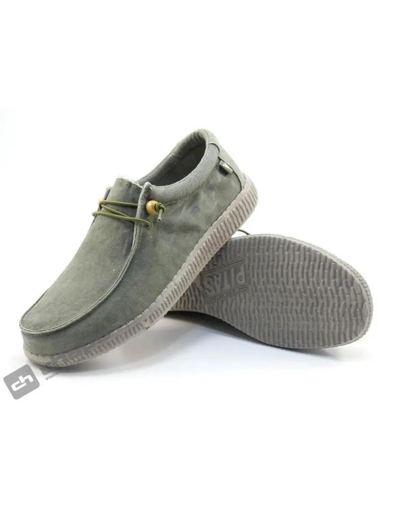 Zapatillas Deportiva Kaki Pitas W150 Wallabi Washed