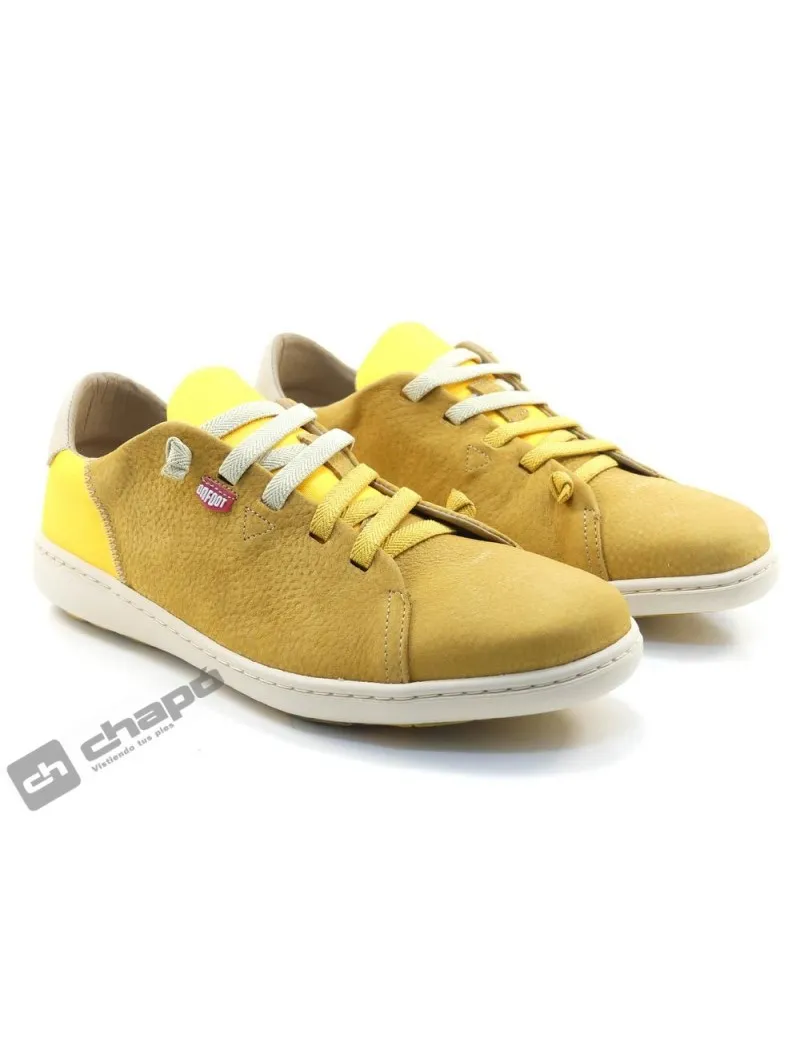 Zapatillas Deportiva Mostaza On Foot 5013