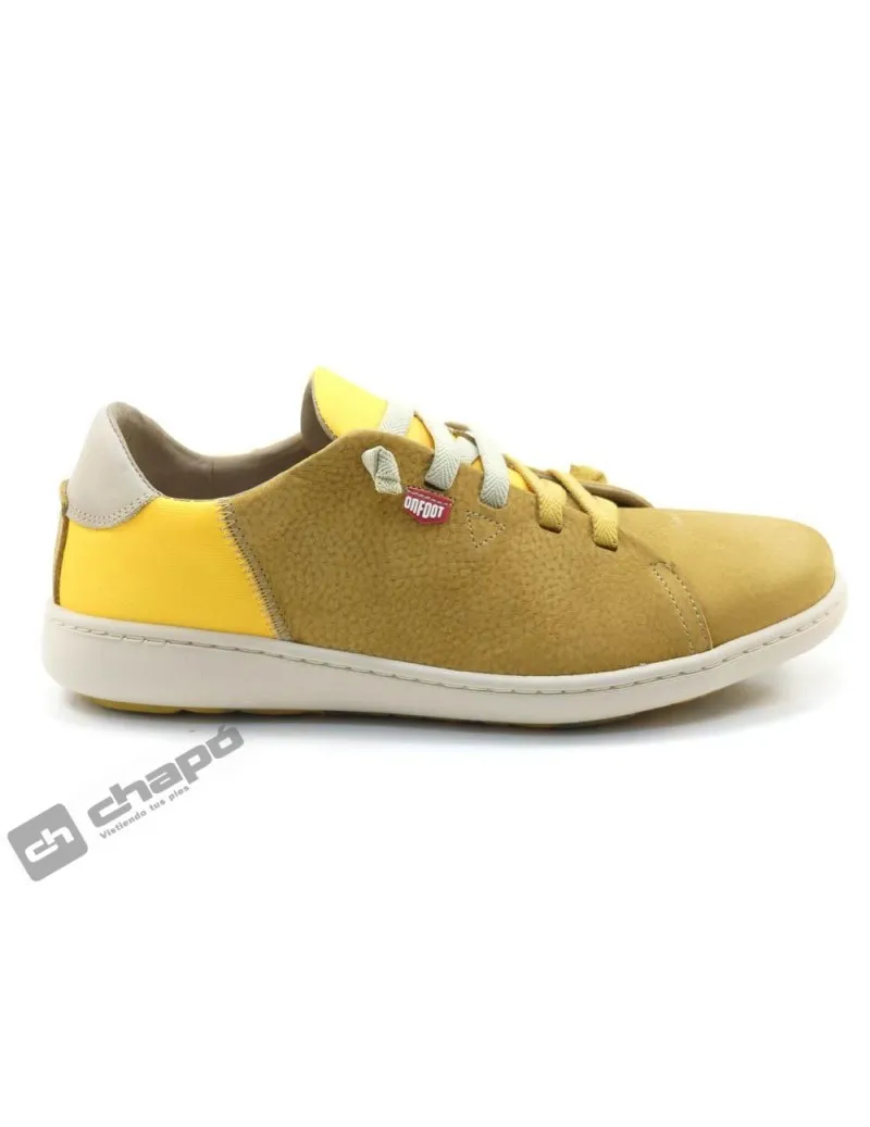 Zapatillas Deportiva Mostaza On Foot 5013