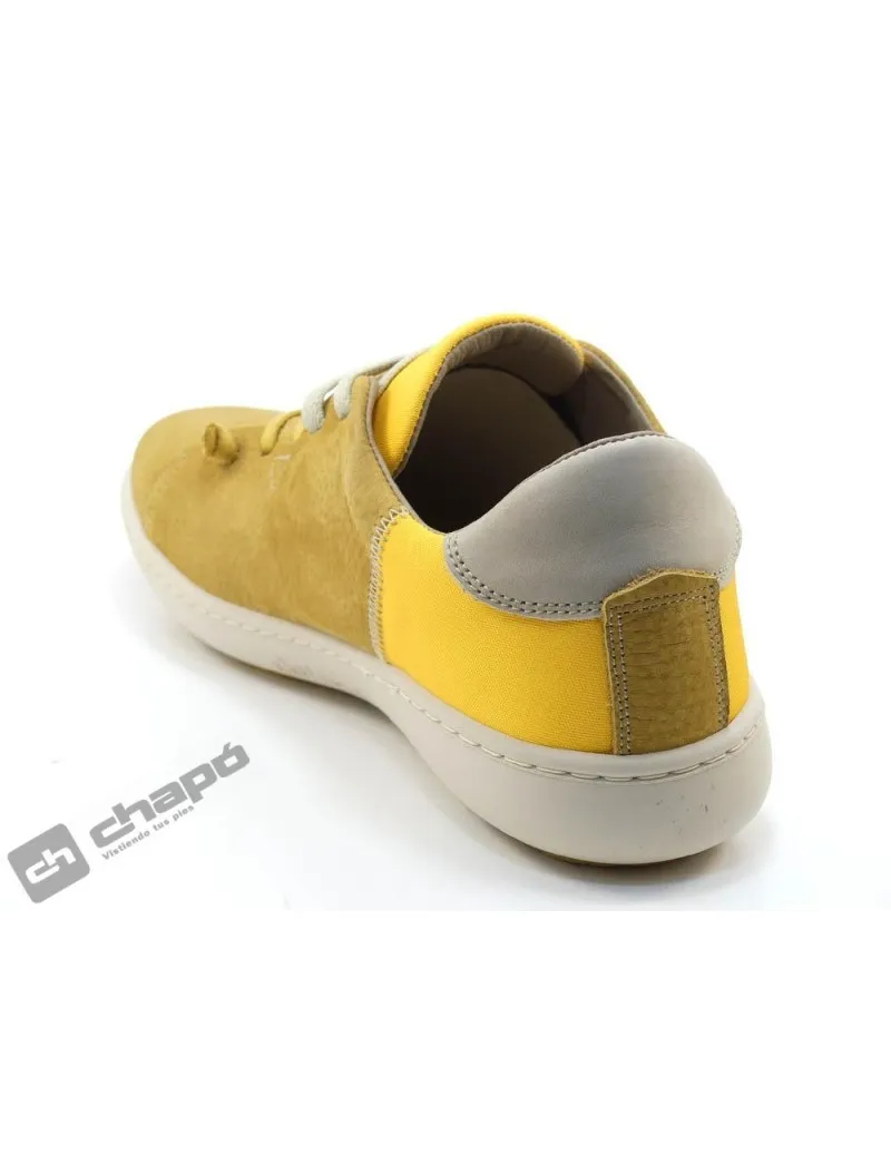 Zapatillas Deportiva Mostaza On Foot 5013