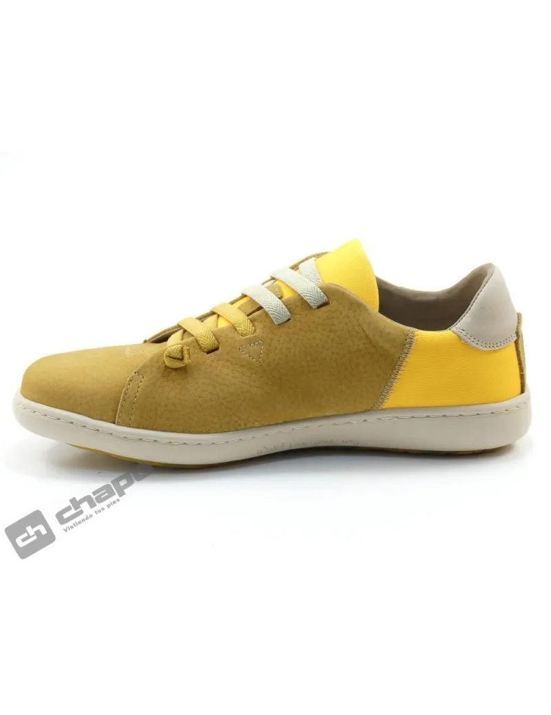 Zapatillas Deportiva Mostaza On Foot 5013