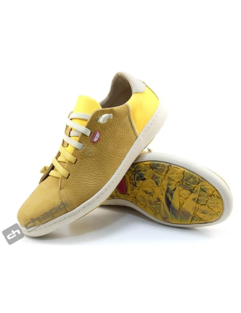 Zapatillas Deportiva Mostaza On Foot 5013