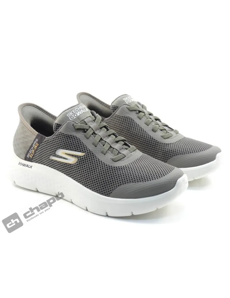 Zapatillas Deportiva Taupe Skechers 216324