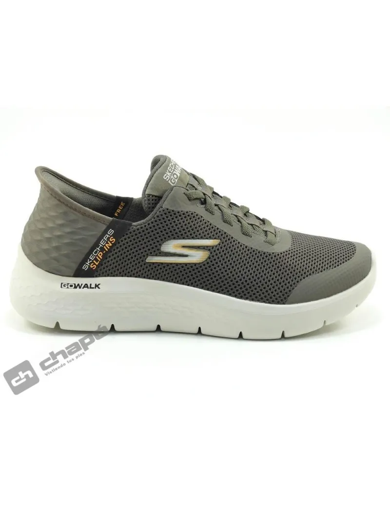 Zapatillas Deportiva Taupe Skechers 216324