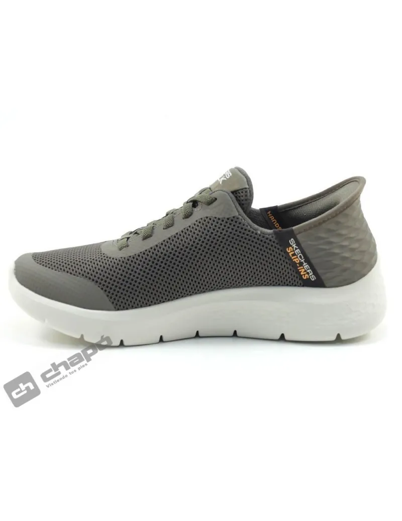 Zapatillas Deportiva Taupe Skechers 216324