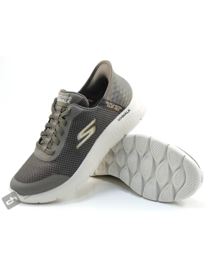 Zapatillas Deportiva Taupe Skechers 216324