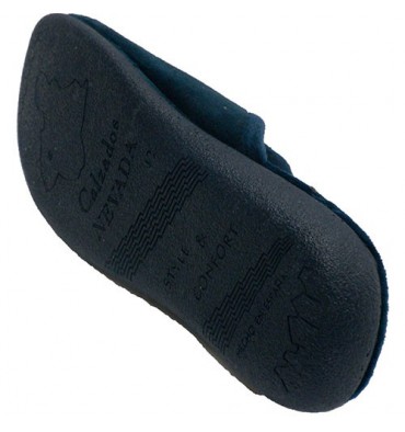 Zapatillas hombre abiertas detrás Nevada en azul marino
