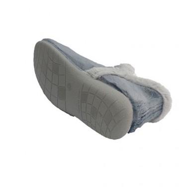 Zapatillas mujer bota tobillera pelo alrededor Muro en celeste