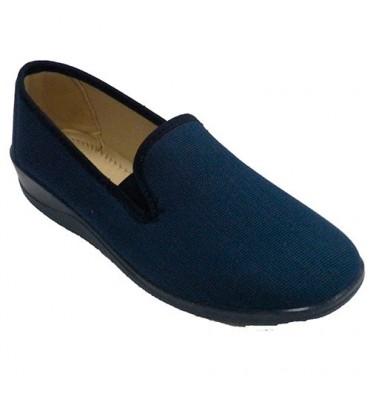 Zapatillas mujer cerradas con gomas Nevada en azul marino