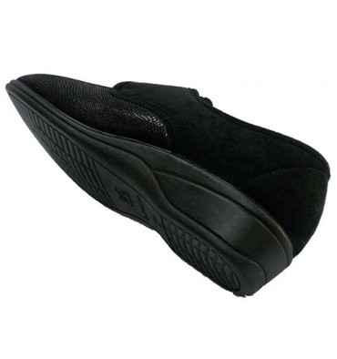Zapatillas velcro mujer estampado serpiente Doctor Cutillas en negro