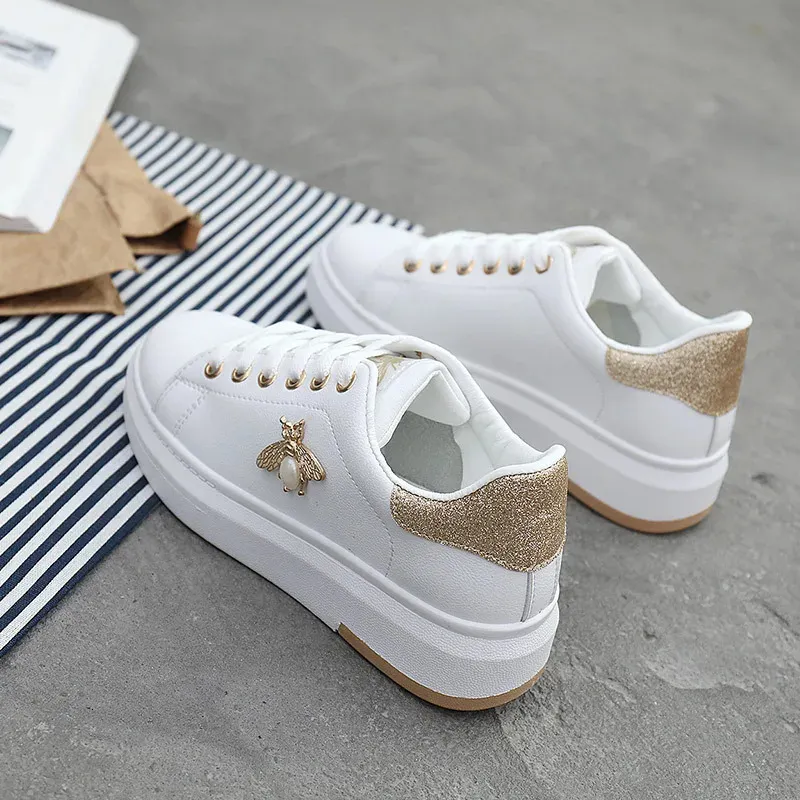Zapatos blancos para mujeres zapatillas de zapatillas