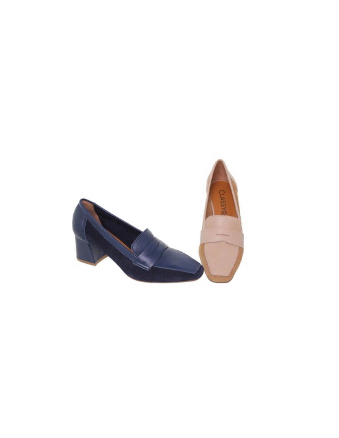 Zapatos mujer vestir piel tacón