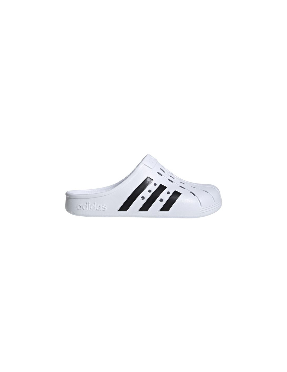 Zueco adidas Adilette White/Black