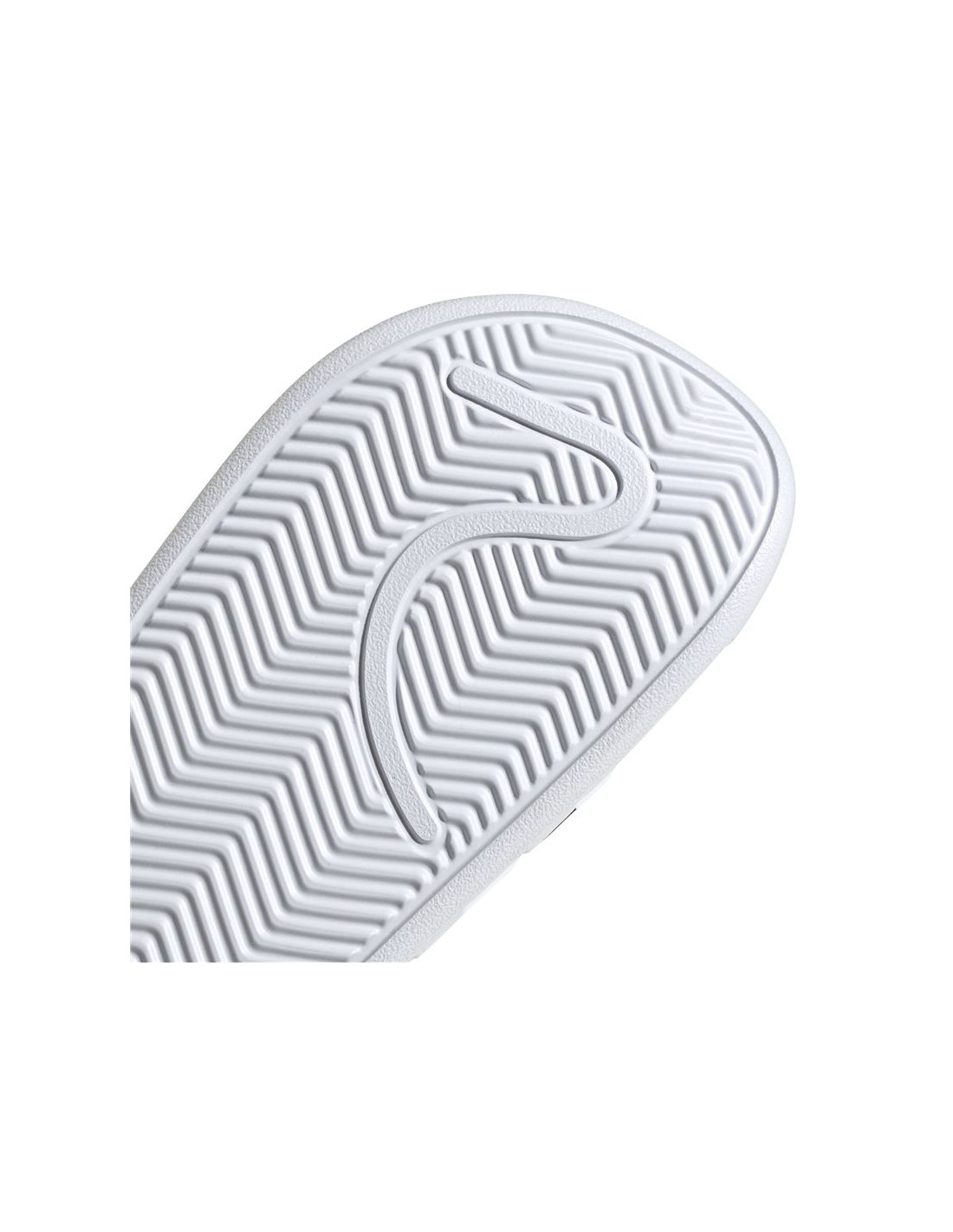 Zueco adidas Adilette White/Black