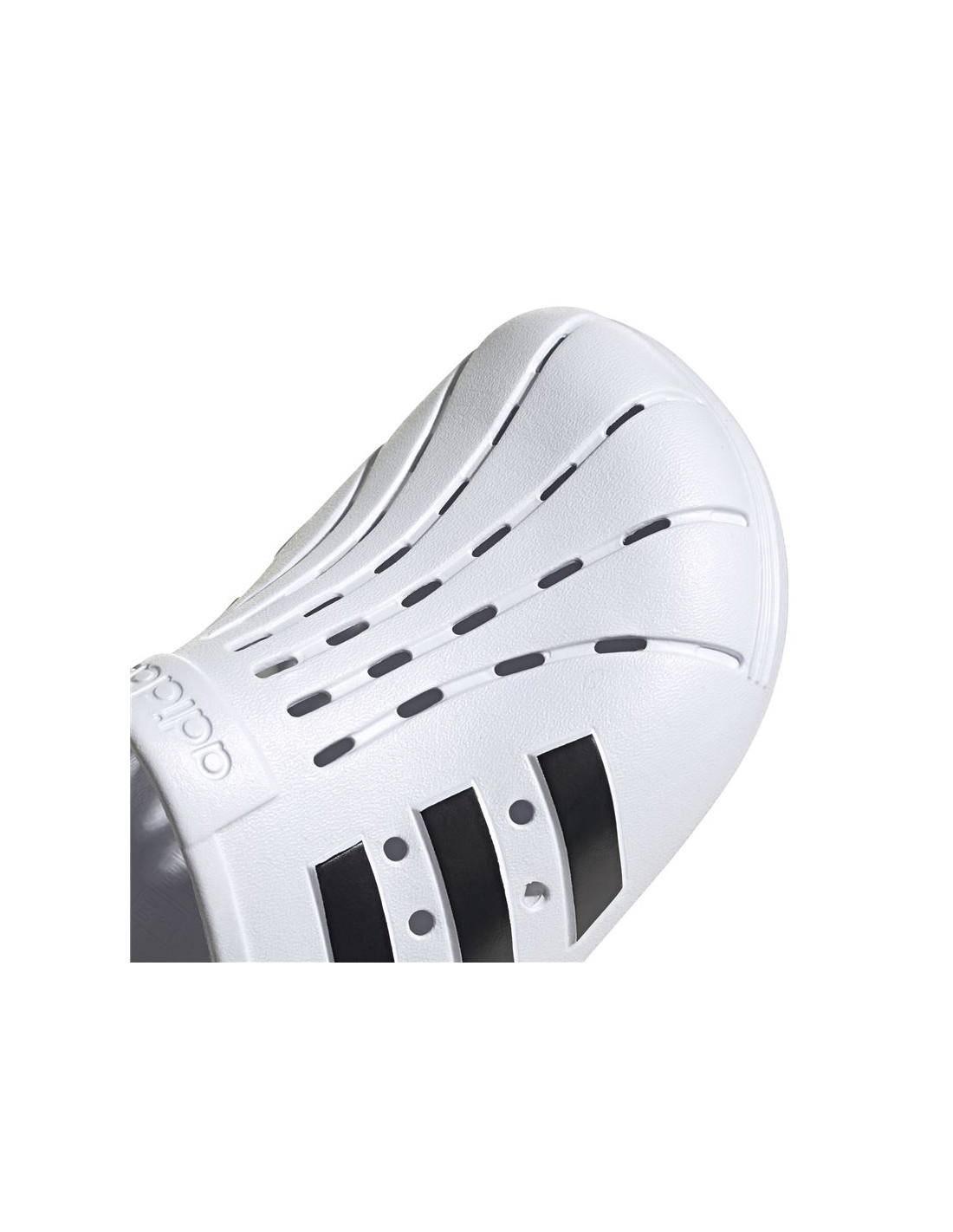 Zueco adidas Adilette White/Black
