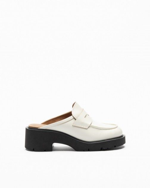 Zuecos Camper Milah Blanco