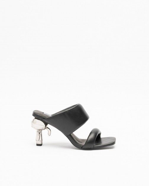 ZUECOS KARL LAGERFELD IKON HEEL PADDED 2STRAP NEGRO