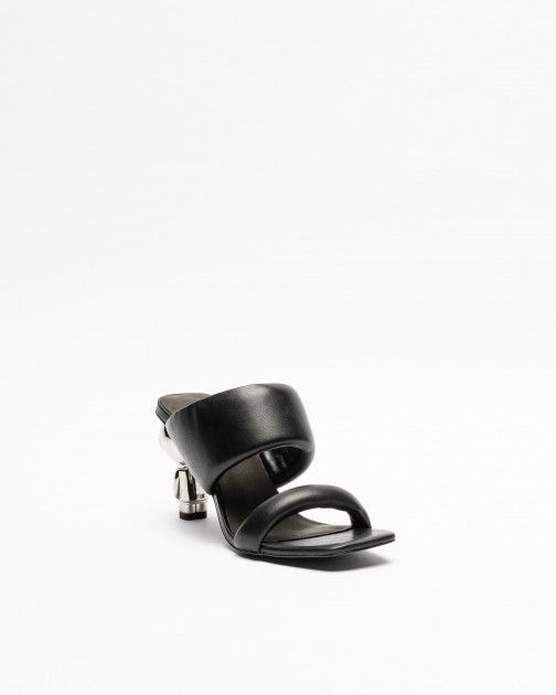 ZUECOS KARL LAGERFELD IKON HEEL PADDED 2STRAP NEGRO