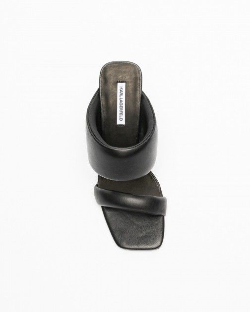 ZUECOS KARL LAGERFELD IKON HEEL PADDED 2STRAP NEGRO