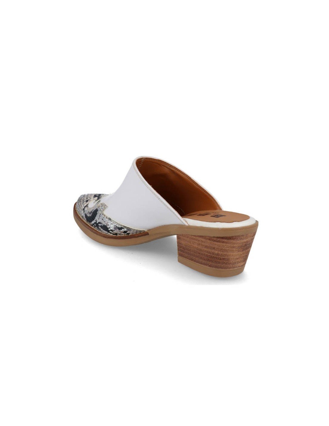 Zuecos mule piel